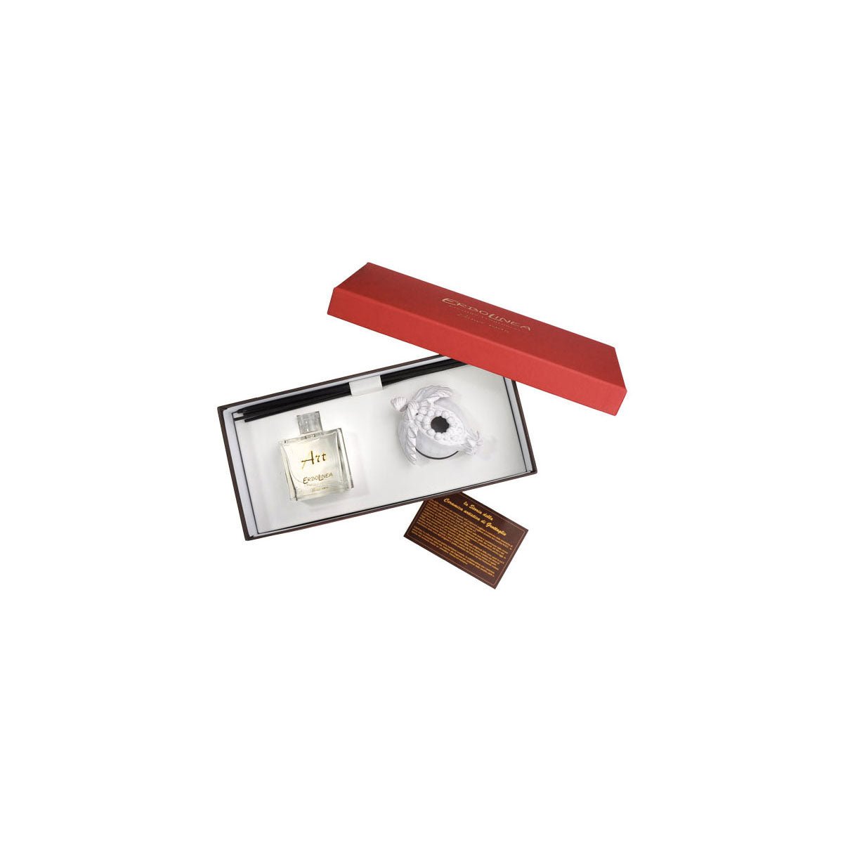 Keramikdiffusor mit Duft Linea Art - terrarossa