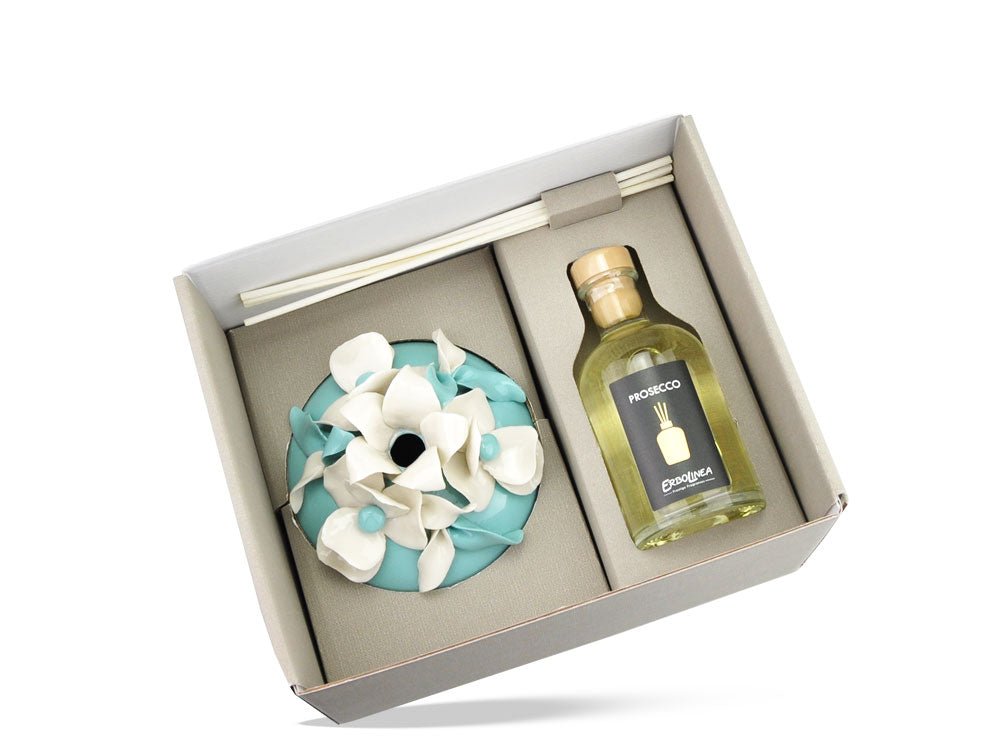 Porzellandiffuser mit Duft und Stäbchen Capodimonte - TerraRossa