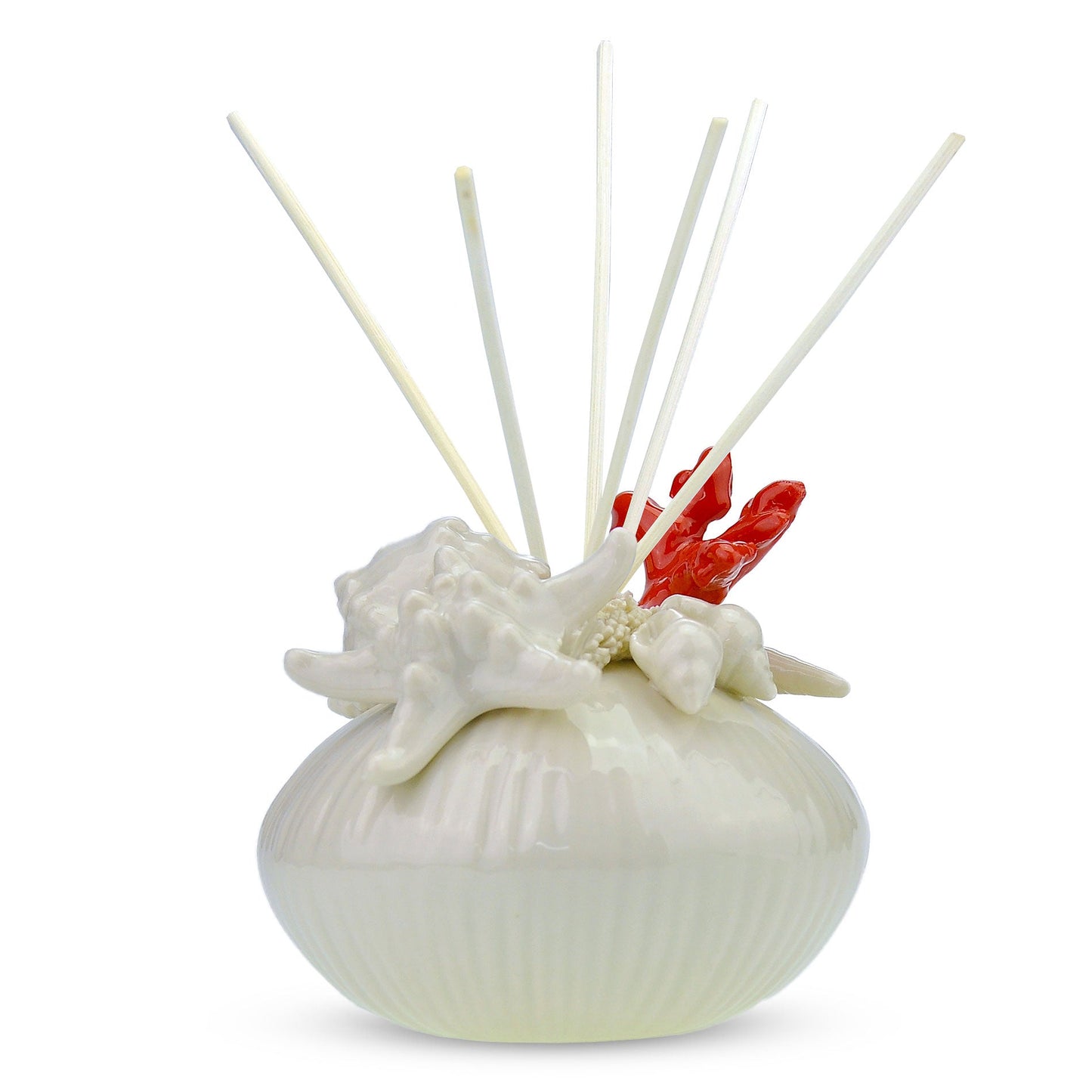 Porzellandiffuser mit Duft und Stäbchen Capodimonte - Linea Marina - TerraRossa